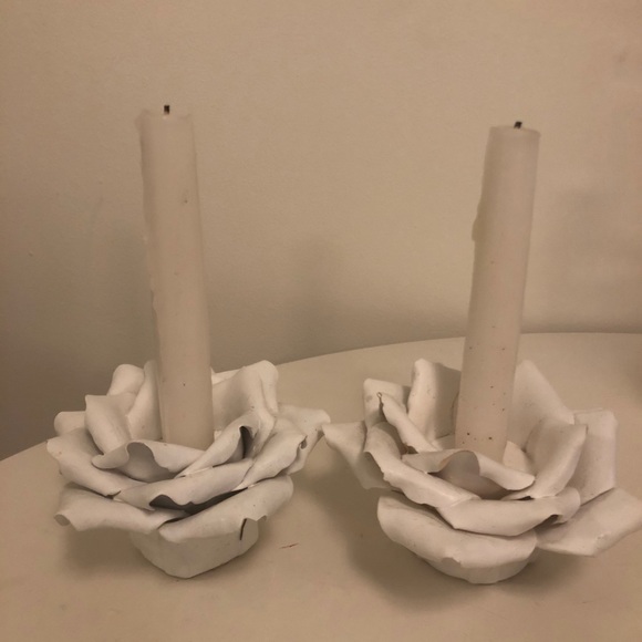 Paper Source Other - Rose Flower Candle Holder